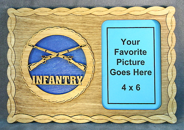 Infantry Picture Frame - Click Image to Close